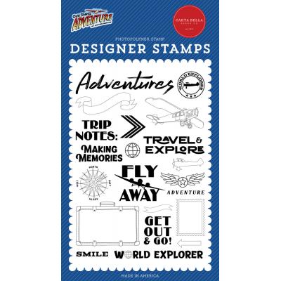 Carta Bella Our Travel Adventure Clear Stamps - Our Travel Adventure